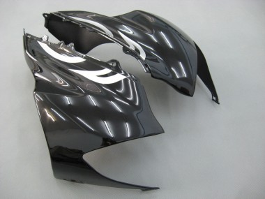 Erschwingliche Kawasaki ZX10R Motorrad Verkleidung 2004-2005 - Schwarz Weiss
