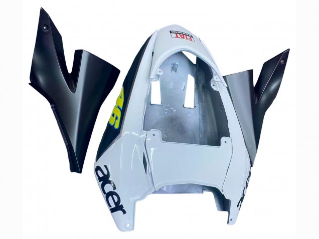 Erschwingliche Kawasaki ZX10R Motorrad Verkleidung 2004-2005 - Glanzendes Blau Weiss Fiat Motul