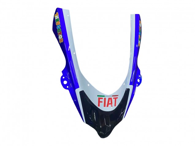 Erschwingliche Kawasaki ZX10R Motorrad Verkleidung 2004-2005 - Glanzendes Blau Weiss Fiat Motul