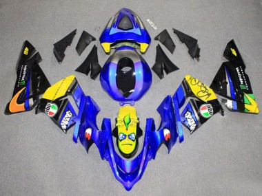 Erschwingliche Kawasaki ZX10R Motorrad Verkleidung 2004-2005 - Grun Schwarz Ninja