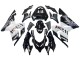 Erschwingliche Kawasaki ZX10R Motorrad Verkleidung 2004-2005 - Weiss Schwarz West Ninja