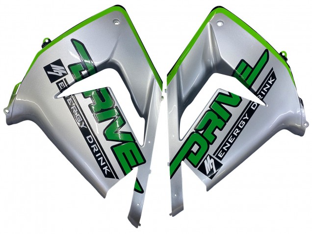 Erschwingliche Kawasaki ZX10R Motorrad Verkleidung 2004-2005 - Grun Silber Schwarz 69