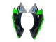 Erschwingliche Kawasaki ZX10R Motorrad Verkleidung 2004-2005 - Grun Silber Schwarz 69