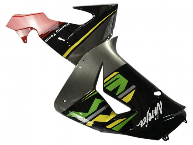 Erschwingliche Kawasaki ZX10R Motorrad Verkleidung 2006-2007 - Grun Grau Rot Schwarz Gelb