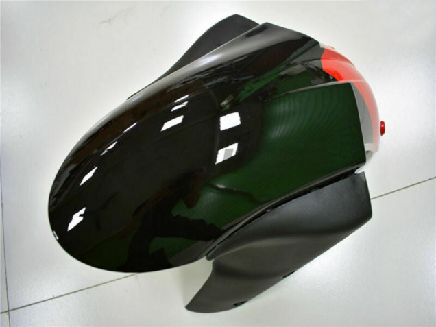 Erschwingliche Kawasaki ZX10R Motorrad Verkleidung 2006-2007 - Glanzendes Schwarz Rot