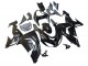 Erschwingliche Kawasaki ZX10R Motorrad Verkleidung 2006-2007 - Glanzendes Schwarz