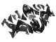 Erschwingliche Kawasaki ZX10R Motorrad Verkleidung 2006-2007 - Matt Schwarz Glanzendes Schwarz