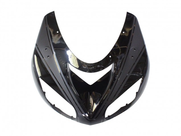 Erschwingliche Kawasaki ZX10R Motorrad Verkleidung 2006-2007 - Matt Schwarz Glanzendes Schwarz