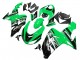 Erschwingliche Kawasaki ZX10R Motorrad Verkleidung Kit 2006-2007 - Grun Weiss Schwarz