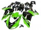 Erschwingliche Kawasaki ZX10R Motorrad Verkleidung 2006-2007 - Grun Schwarz Elf Touch4 3M