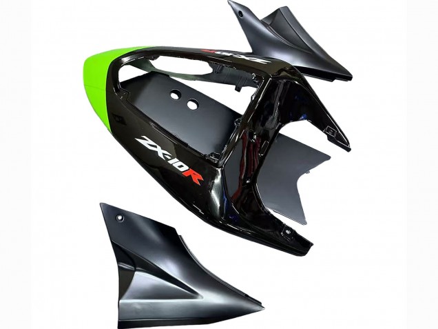 Erschwingliche Kawasaki ZX10R Motorrad Verkleidung 2006-2007 - Grun Schwarz Elf Touch4 3M
