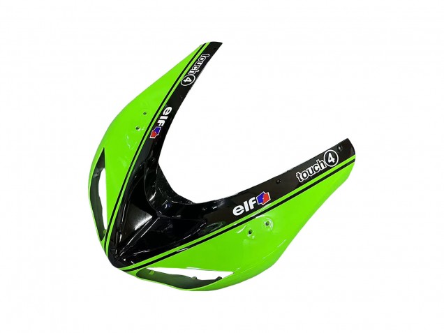 Erschwingliche Kawasaki ZX10R Motorrad Verkleidung 2006-2007 - Grun Schwarz Elf Touch4 3M