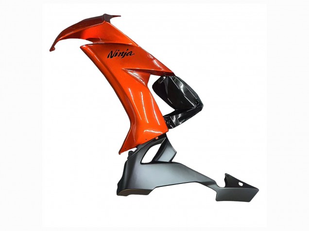 Erschwingliche Kawasaki ZX10R Motorrad Verkleidung 2008-2010 - Burnt Orange Schwarz