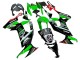 Erschwingliche Kawasaki ZX10R Motorrad Verkleidung 2008-2010 - Grun Weiss Rot Schwarz Monster Elf 66