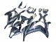 Erschwingliche Kawasaki ZX10R Motorrad Verkleidung 2011-2015 - Matt Grau Weiss Grun