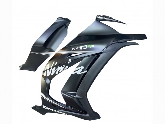 Erschwingliche Kawasaki ZX10R Motorrad Verkleidung 2011-2015 - Matt Grau Weiss Grun