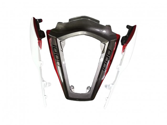 Erschwingliche Kawasaki ZX10R Motorrad Verkleidung 2011-2015 - Weiss Glanzendes Schwarz Matt Schwarz Rot