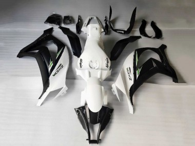 Erschwingliche Kawasaki ZX10R Motorrad Verkleidung 2011-2015 - Weiss Matt Schwarz Grun Aufkleber