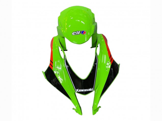 Erschwingliche Kawasaki ZX10R Motorrad Verkleidung 2016-2020 - Grun Rot Grau