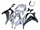 Erschwingliche Kawasaki ZX10R Motorrad Verkleidung 2016-2020 - Silber Grun Schwarz