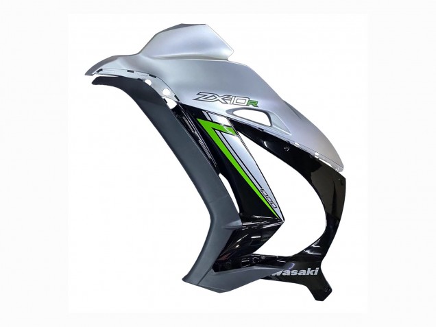 Erschwingliche Kawasaki ZX10R Motorrad Verkleidung 2016-2020 - Silber Grun Schwarz