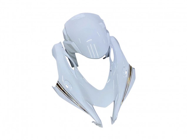 Erschwingliche Kawasaki ZX10R Motorrad Verkleidung 2016-2020 - Weiss Gold Schwarz
