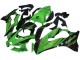 Erschwingliche Kawasaki ZX10R Motorrad Verkleidung 2021-2025 - Grun Glanzendes Schwarz