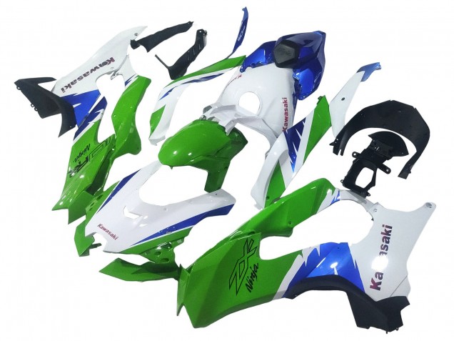 Erschwingliche Kawasaki ZX10R Motorrad Verkleidung 2021-2025 - Weiss Grun Blau Schwarz