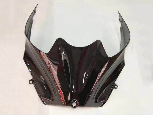 Erschwingliche Kawasaki ZX14R ZZR1400 Motorrad Verkleidung 2006-2011 - Glanzendes Schwarz Grun Flamme