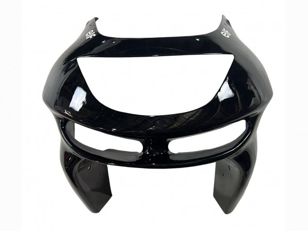 Erschwingliche Kawasaki ZX6R Motorrad Verkleidung 1998-1999 - Glanzendes Schwarz Gelb Elf Bridgestone