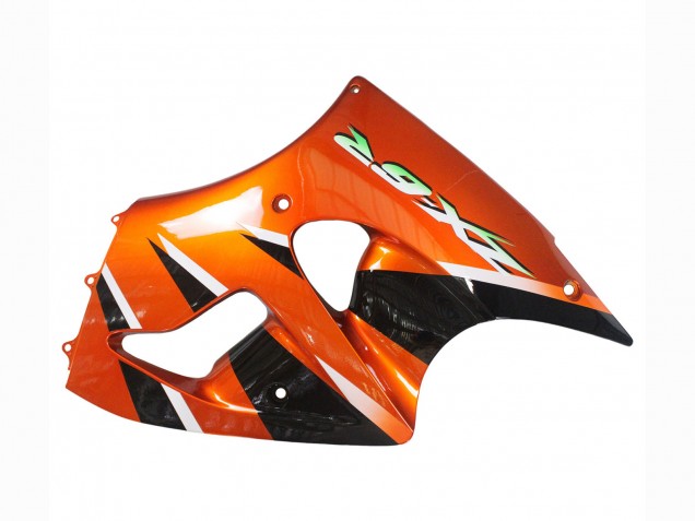 Erschwingliche Kawasaki ZX6R Motorrad Verkleidung 2000-2002 - Orange Schwarz