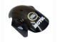 Erschwingliche Kawasaki ZX6R Motorrad Verkleidung 2003-2004 - Glanzendes Schwarz Weiss Motul Lucky Strike