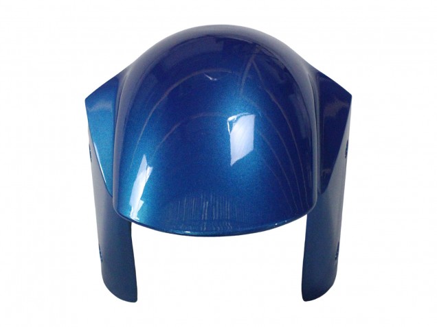 Erschwingliche Kawasaki ZX6R Motorrad Verkleidung 2003-2004 - Blau Weiss Rot Hai