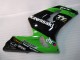Erschwingliche Kawasaki ZX6R Motorrad Verkleidung 2003-2004 - Grun Schwarz Elf Bridgestone