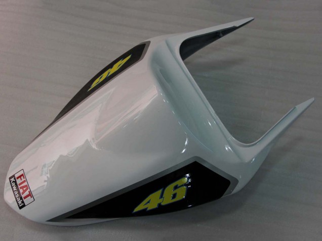 Erschwingliche Kawasaki ZX6R Motorrad Verkleidung 2003-2004 - Weiss Blau Rot Fiat