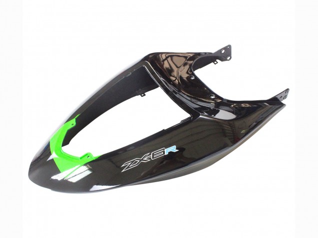 Erschwingliche Kawasaki ZX6R Motorrad Verkleidung 2005-2006 - Grun Rot Schwarz Elf 66