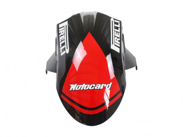 Erschwingliche Kawasaki ZX6R Motorrad Verkleidung 2005-2006 - Grun Rot Schwarz Elf 66