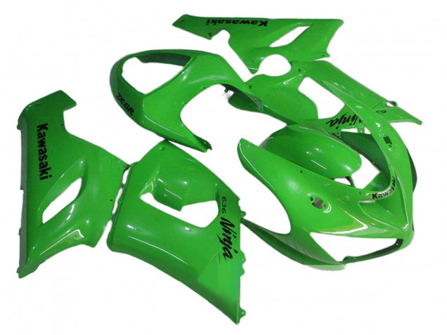 Erschwingliche Kawasaki ZX6R Motorrad Verkleidung 2005-2006 - Grun