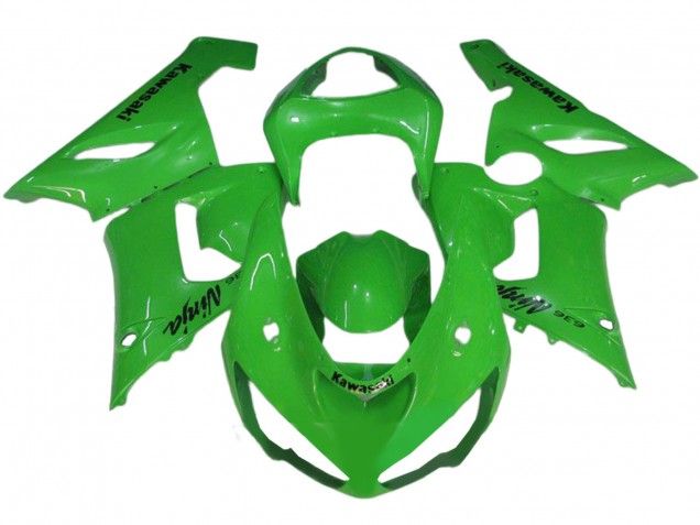 Erschwingliche Kawasaki ZX6R Motorrad Verkleidung 2005-2006 - Grun