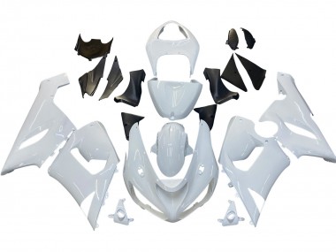 Erschwingliche Kawasaki ZX6R Motorrad Verkleidung 2005-2006 - Weiss