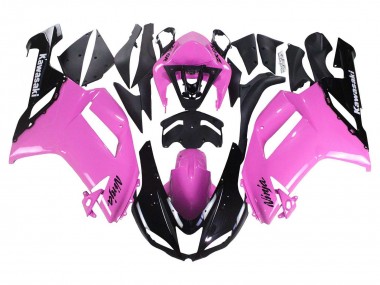Erschwingliche Kawasaki ZX6R Motorrad Verkleidung 2007-2008 - Schwarz Rosa Ninja