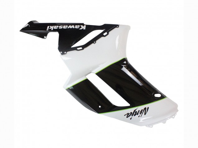 Erschwingliche Kawasaki ZX6R Motorrad Verkleidung 2007-2008 - Schwarz Weiss Ninja
