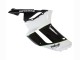 Erschwingliche Kawasaki ZX6R Motorrad Verkleidung 2007-2008 - Schwarz Weiss Ninja