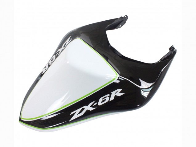 Erschwingliche Kawasaki ZX6R Motorrad Verkleidung 2007-2008 - Schwarz Weiss Ninja