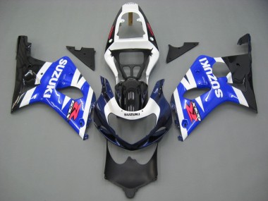 Erschwingliche Suzuki GSXR1000 Motorrad Verkleidung 2000-2002 - Weiss Blau Schwarz Rot