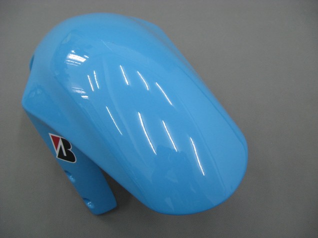 Erschwingliche Suzuki GSXR1000 Motorrad Verkleidung 2000-2002 - Hellblau Gelb Schwarz Motul Rizla