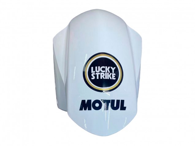 Erschwingliche Suzuki GSXR 1000 Motorrad Verkleidung 2003-2004 - Weiss Schwarz Gold Motul Lucky Strike