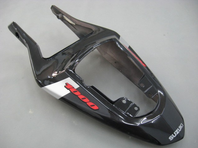 Erschwingliche Suzuki GSXR 1000 Motorrad Verkleidung 2003-2004 - Glanzendes Schwarz Weiss Grau Rot
