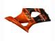 Erschwingliche Suzuki GSXR 1000 Motorrad Verkleidung 2003-2004 - Burnt Orange Glanzendes Schwarz