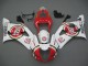 Erschwingliche Suzuki GSXR 1000 Motorrad Verkleidung 2003-2004 - Weiss Rot Motul Lucky Strike